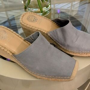 Vince Camuto Casual Blue Espadrille Wedge Sandals